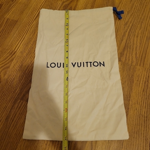 Authentic Louis Vuitton LV 19x12 Cloth Dustbag Duster Case Shoes Small Purse - Picture 3 of 8